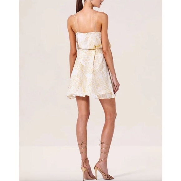ALEXIS Asia Ruffle Halter Medallion Mini Dress - Picture 4 of 5